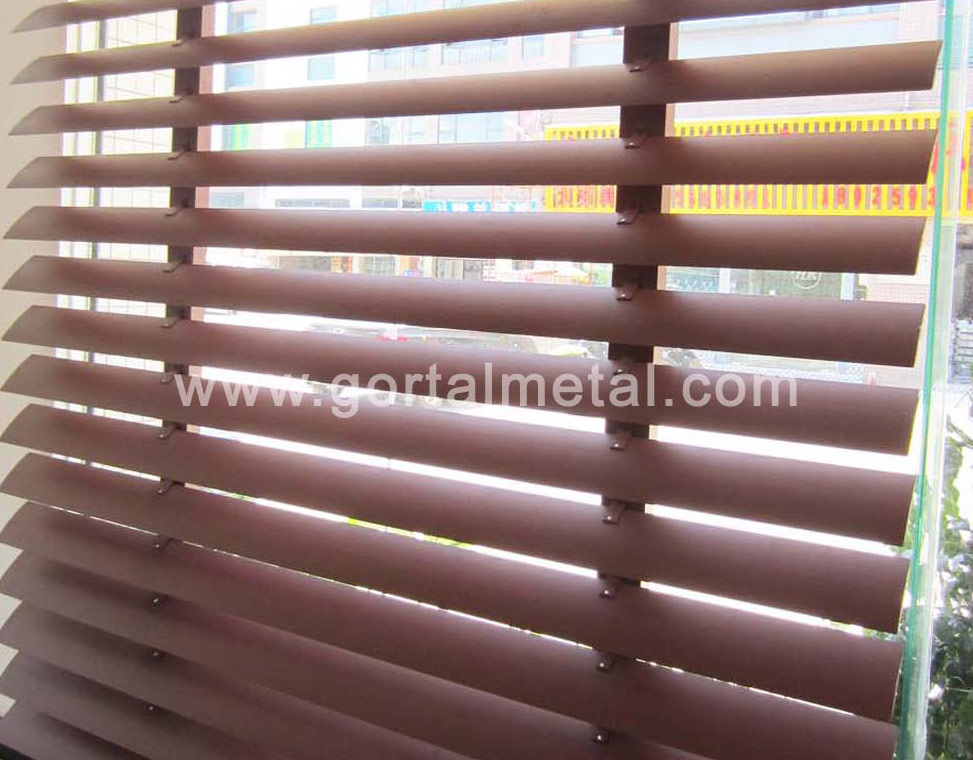 150x15 extruded aluminum louver blade