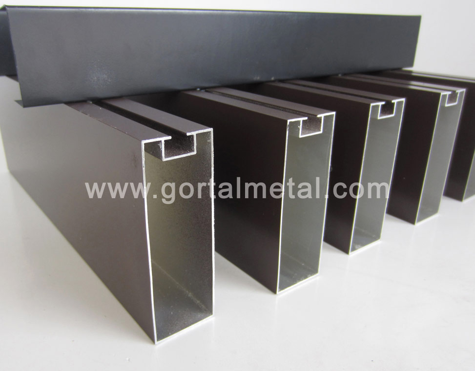 35x100 PVDF square baffle ceiling