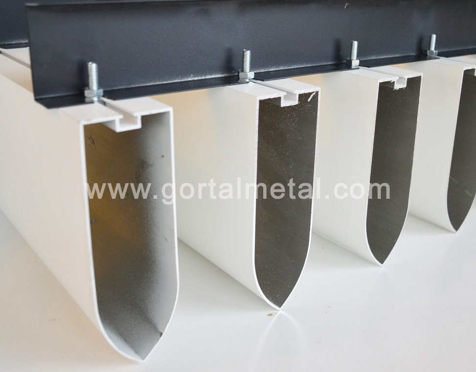 50x150 raindrop baffle ceiling