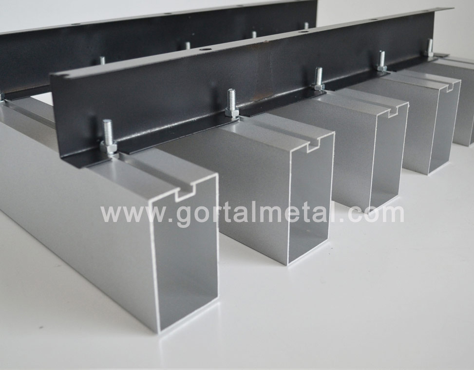 50x80 suspended baffle ceiling