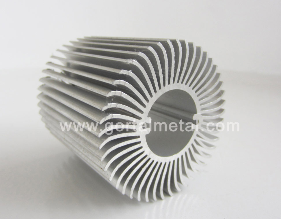 aluminum extruded LED heat sink