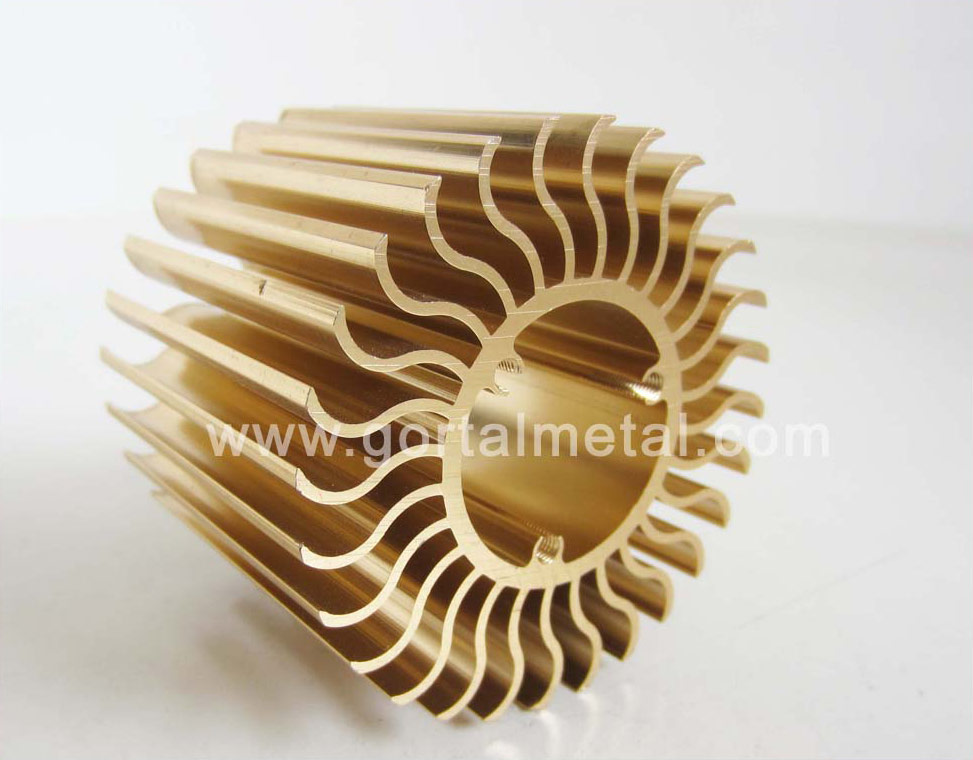 aluminum extruded LED heatsink