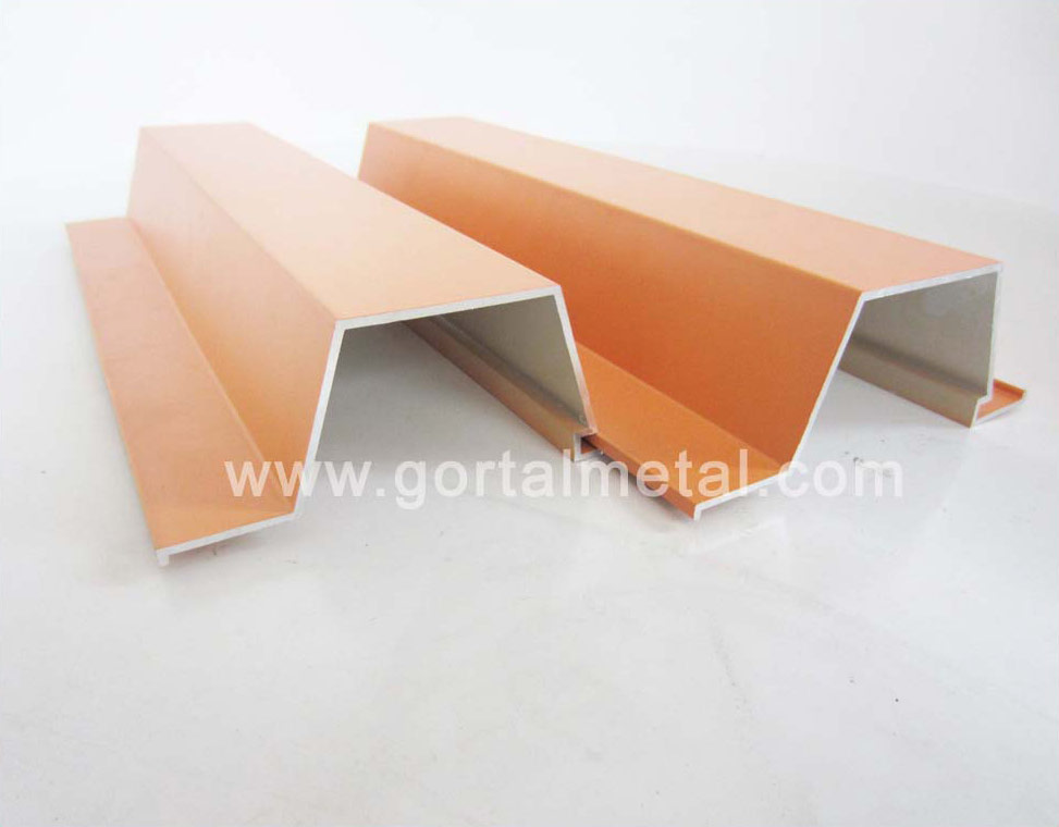 aluminum extrusion decorative split joint wall panel