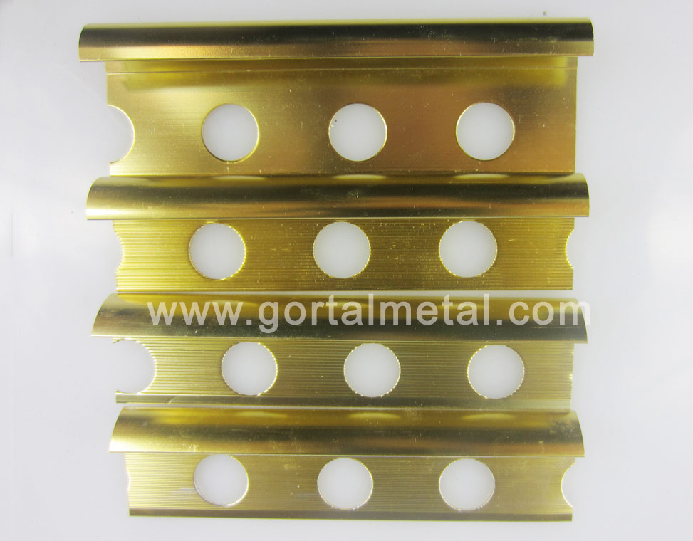 aluminum golden tile trim