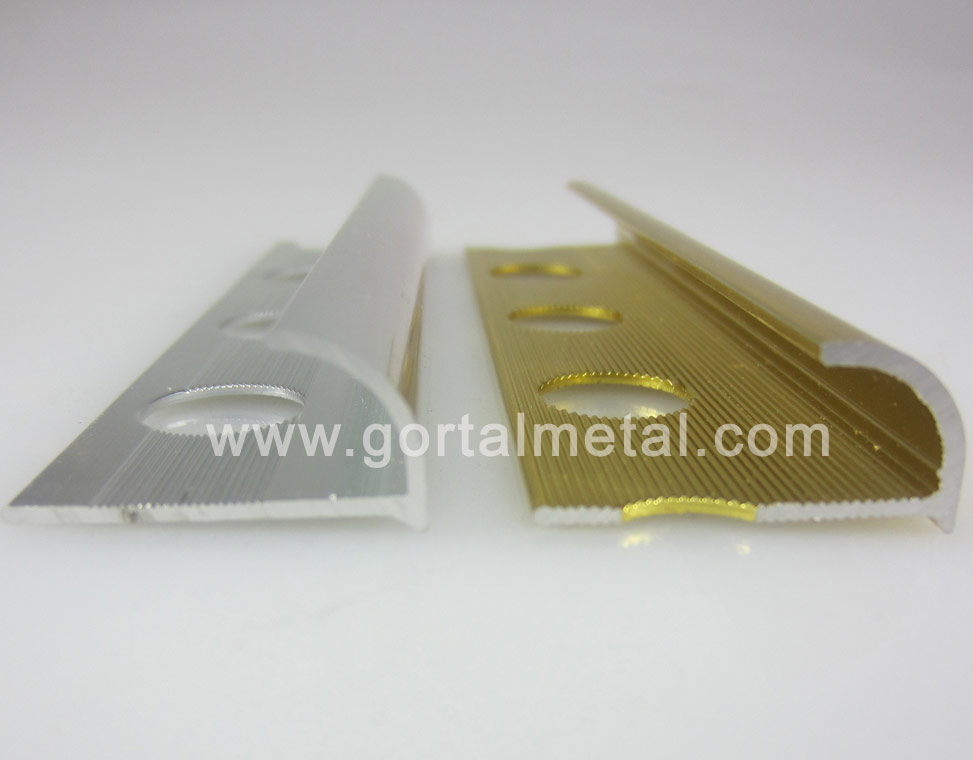 aluminum round corner tile trim 2 color