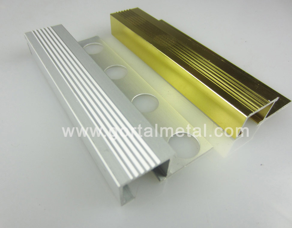 aluminum tile trim square color