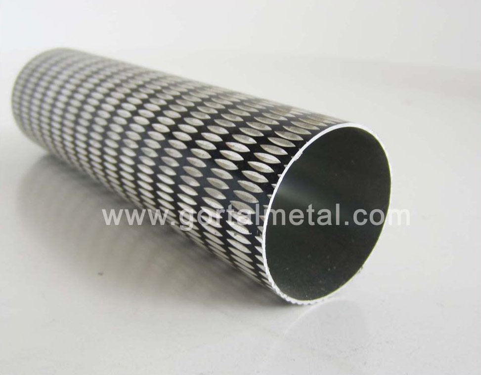carved black aluminum profile pipe