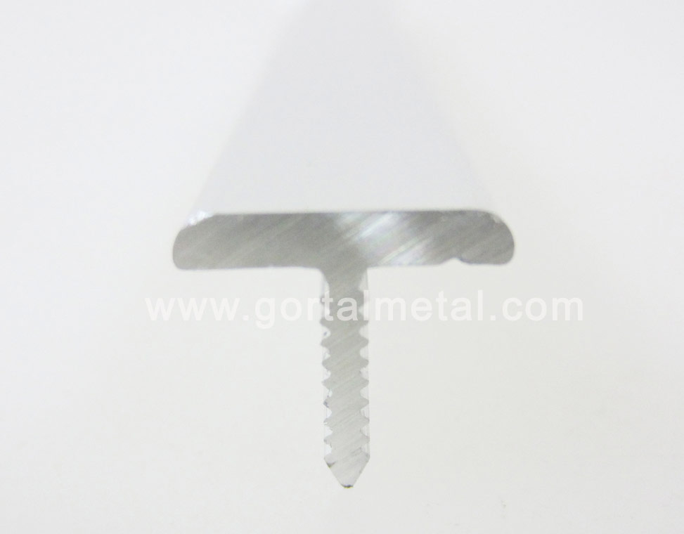 small T shape aluminum tile trim